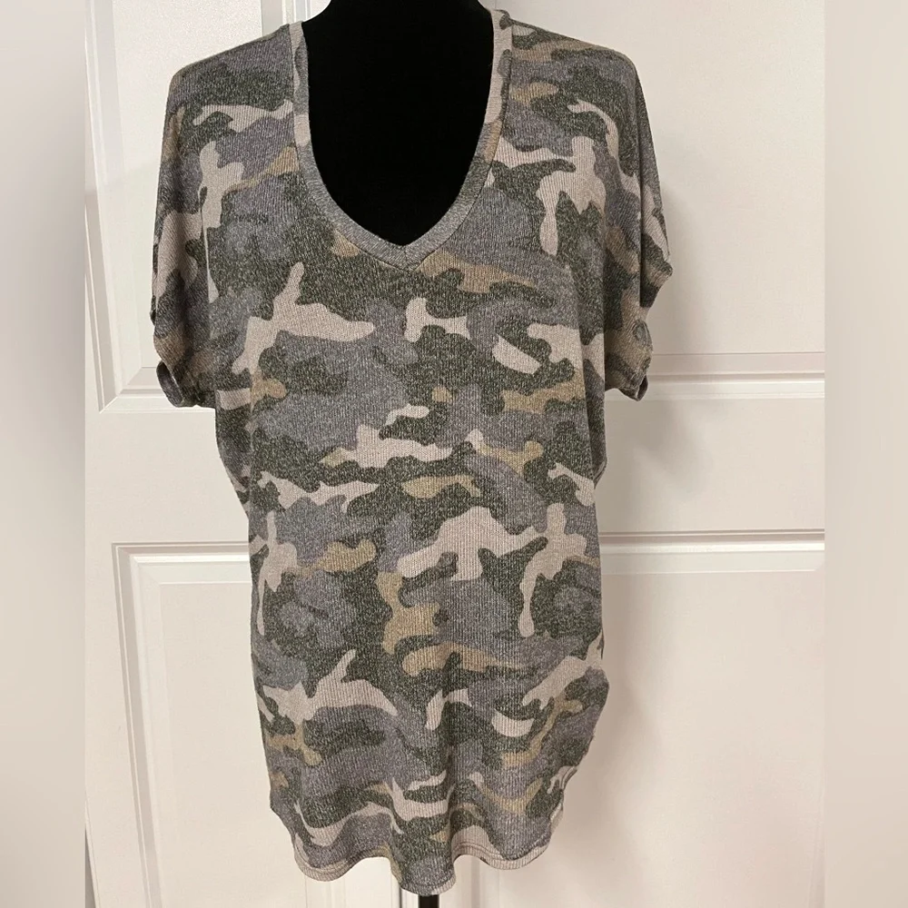 Express One Eleven Camouflage Sweater